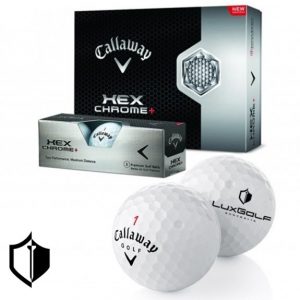LuxGolf Logo’d Callaway HEX Chrome Golf Balls