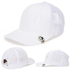 LIMITED EDITION LuxGolf ‘Shield Pro’ Hat-AUGUSTA WHITE/WHT
